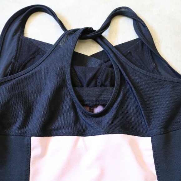 3/$15 Anthropologie | Cynthia Rowley Color block Cross-back Padded Tank - Size S - Picture 7 of 16